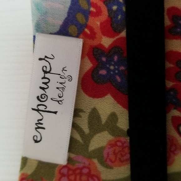 Super Cute Empower Design Colorful Layered Top. Never Worn. - Picture 2 of 6